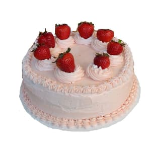 1Kg Eggless Strawberry Cake